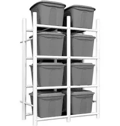 Rebrilliant Bin Warehouse 8 Tote Edition 32 Gallon Storage Rack