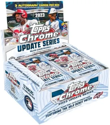 2023 Topps Chrome Update Series Baseball Hobby Jumbo Box