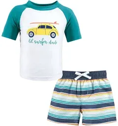 Hudson Baby Unisex Swim Rashguard Set