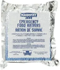 SALE! Mainstay Emergency Food Rations - 3600 Calorie Bars -one pack -Exp 08/2028