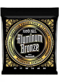 Ernie Ball Aluminum Bronze Acoustic Strings - Medium