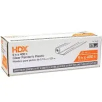 HDX 400 ft 0.31 mil High Density Painters Plastic