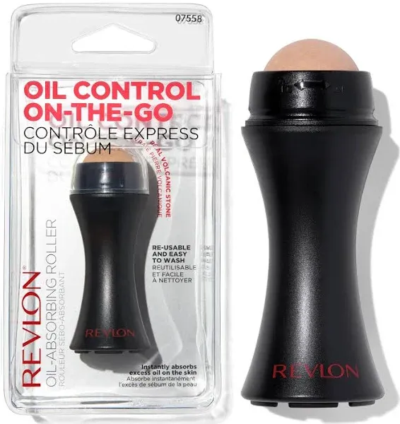 Revlon Oil-Absorbing Roller Oil Control On The Go Reusable New Sealed