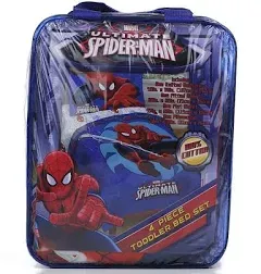 Marvel Spiderman 'Regulator' Toddler 4 Piece Bed Set