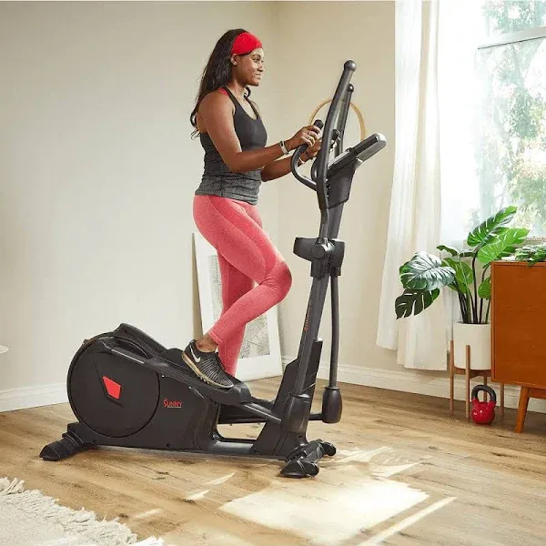 Sunny Health & Fitness Premium Elliptical Exercise Machine Smart Trainer