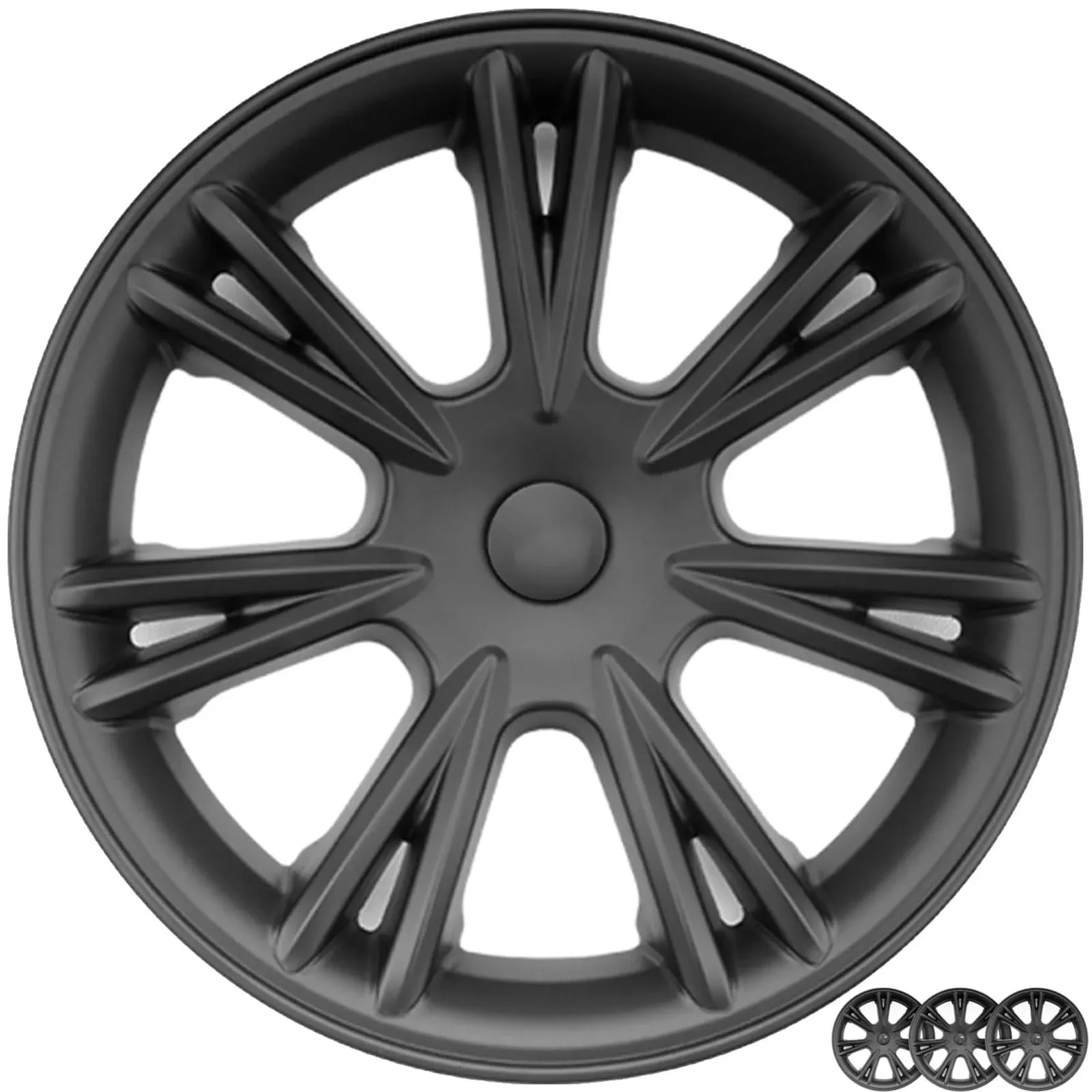 Wheel Cover for Tesla Model Y 19 Inch Hubcaps 4 Pcs Rim Protector Gemini Whee...