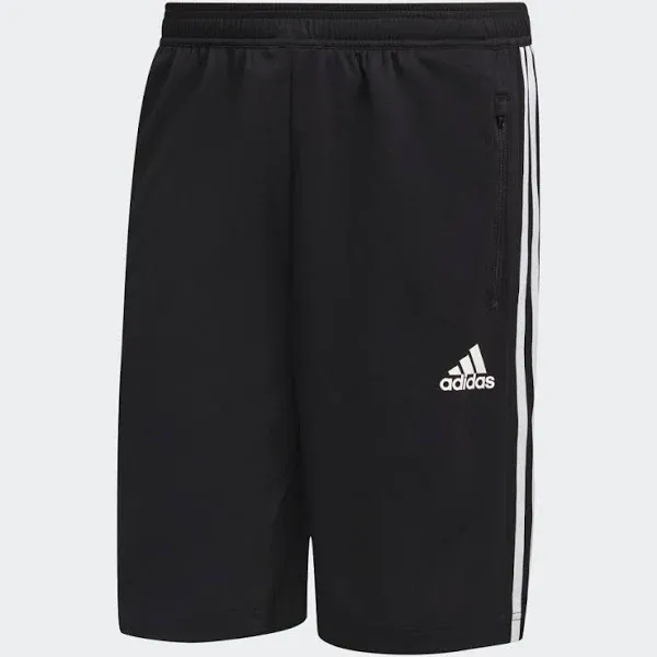 Men's Adidas Designed 2 Move 3-Stripes Primeblue Shorts - Blue - Small