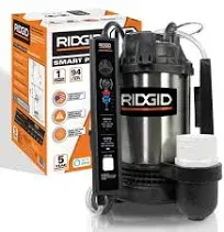 RIDGID 1 HP Stainless Steel Dual Suction Sump Pump 1000RSDS