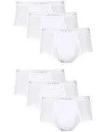 Hanes 3 Pack Tagless White Briefs Comfort Soft Flex Waistband - Men’s Size 3XL