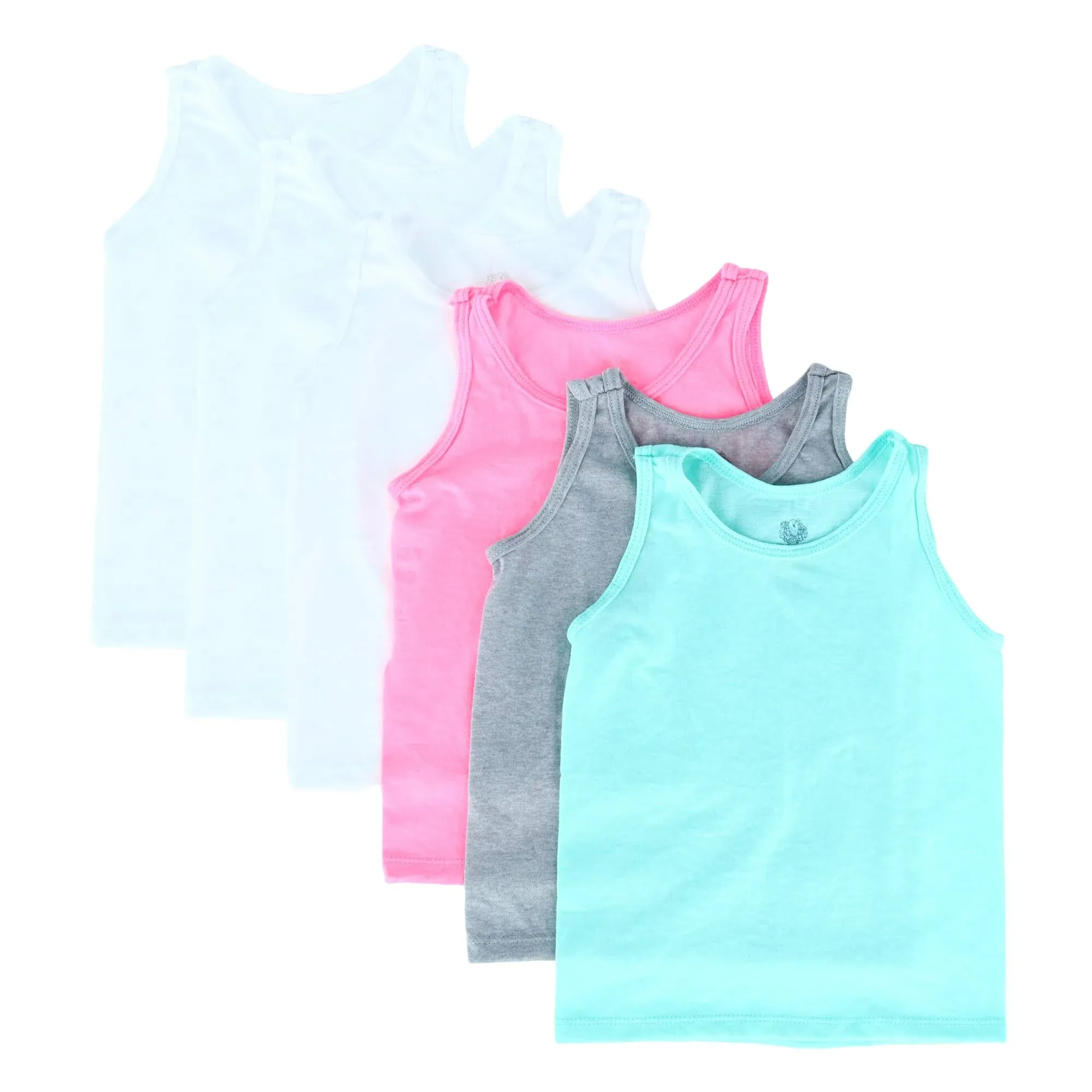 Fruit of The Loom Toddler Girls' EverSoft Tank, Assorted 6 Pack