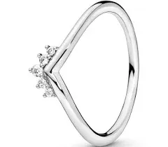 Pandora | 198282CZ Tiara Wishbone Ring 5 / Silver