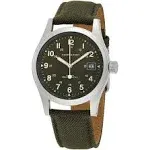 Hamilton Khaki Field Mechanical Green Dial Men's Watch H69439363