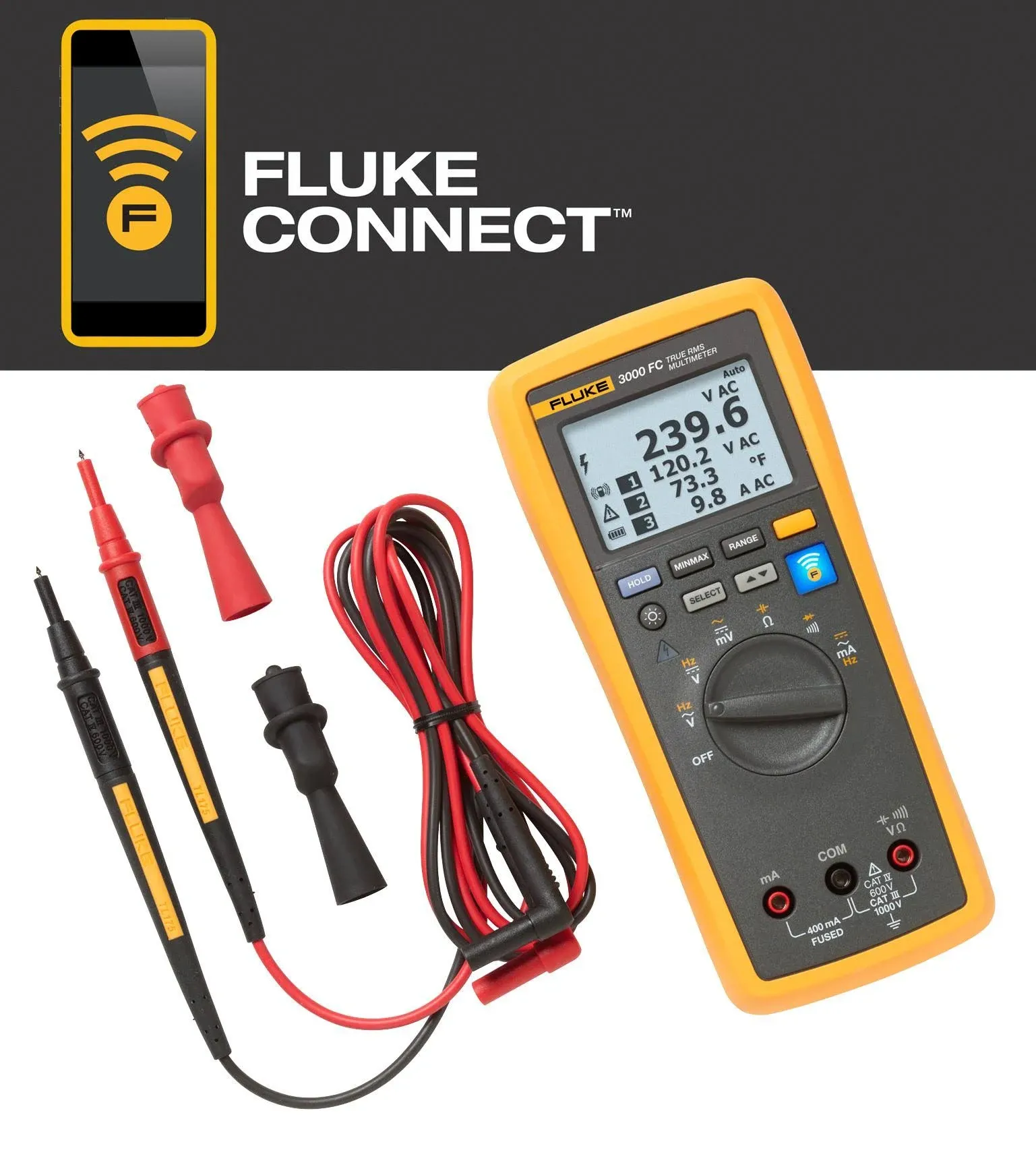 Fluke 3000 FC Wireless Digital Multimeter