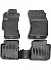 OMAC Floor Mats Liner for Subaru Outback 2005-2009 Black TPE All-Weather 4 Pcs 6895444