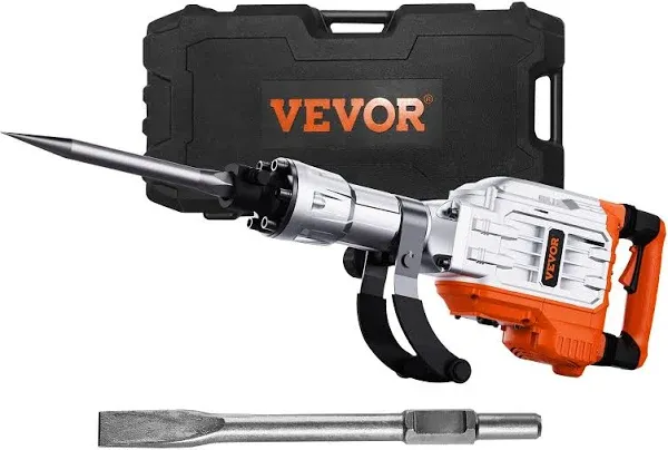 VEVOR Demolition Jack Hammer Concrete Breaker 3500W Hammer Chisel