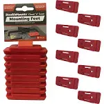 Stealthmounts Battery Mount Milwaukee PACKOUT Feet Red 8pk