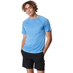 Speedo Men's Uv Swim Shirt Short Sleeve Fitness Rashguard