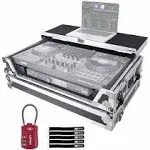 ProX XS-DDJFLX10WLT Flight Style Road Case for Pioneer DDJ-FLX10 with TSA Combination Lock Package