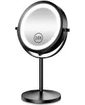 Benbilry Lighted Makeup Mirror with Magnification, 1X/10X Magnifying Makeup M...