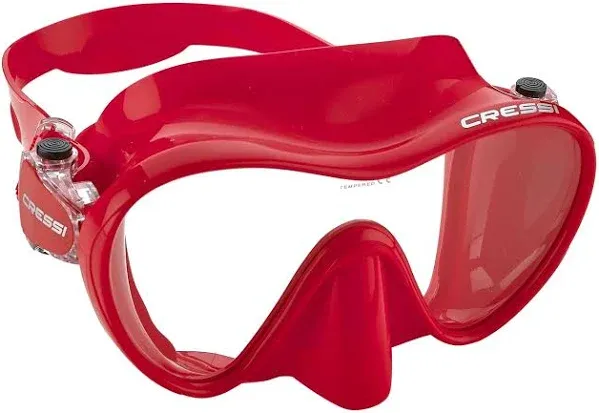 Cressi F1, Scuba Diving Snorkeling Frameless Mask - Perfect Seal Silicone Ski...