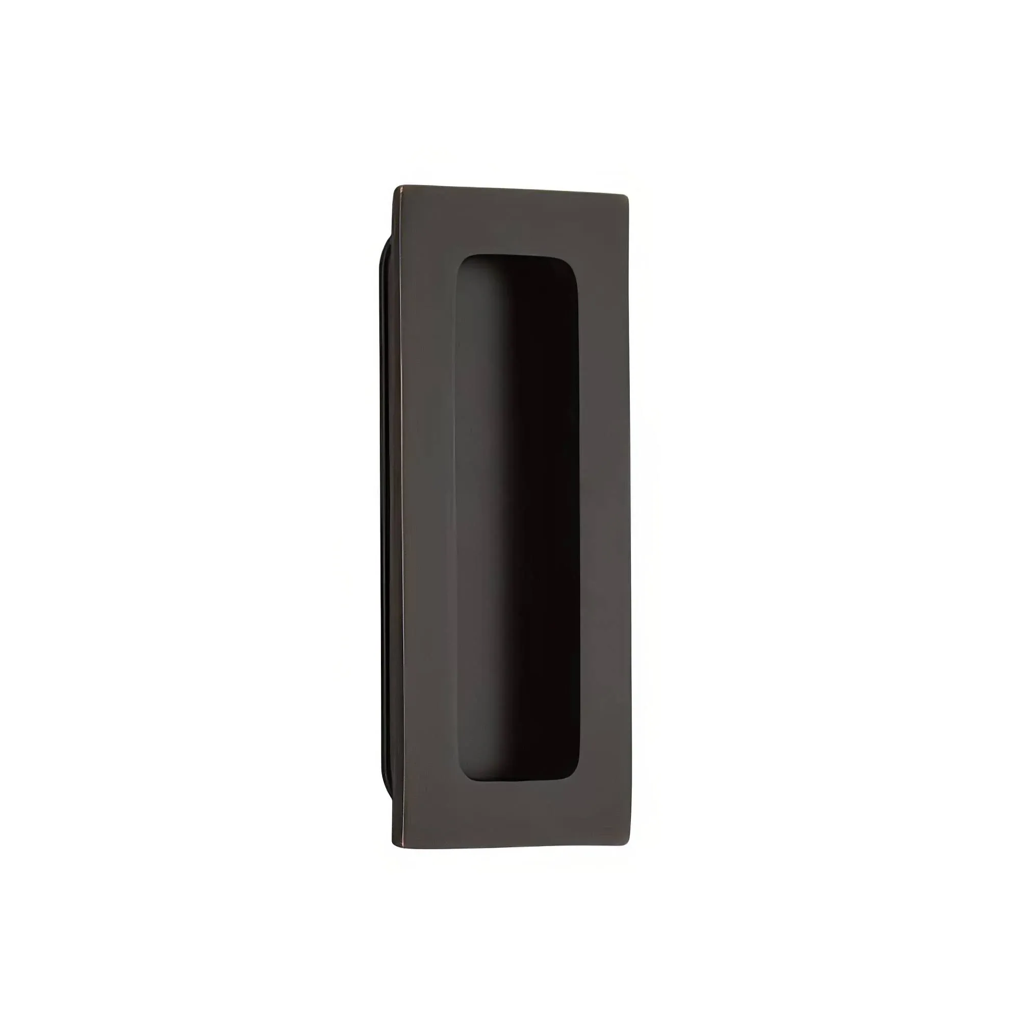 Emtek, Modern Rectangular, Flush Pull, 1-3/4" x 4", Oil Rubbed Bronze