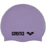 Arena Classic Silicone Swim Cap - Silver/Black