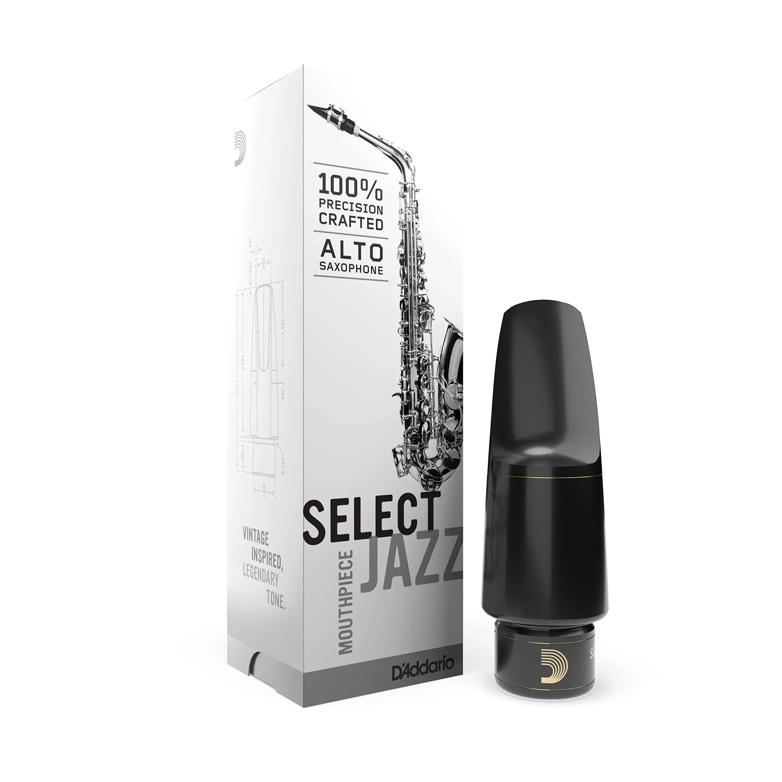 D Addario Select Jazz Alto Saxophone Mouthpiece, D5m