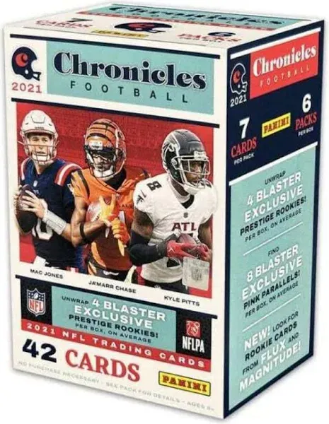 2021 Panini Chronicles NFL Football Blaster Box