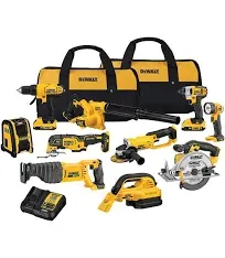 DEWALT 20V MAX 10-Tool Cordless Power Tool Combo Kit