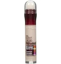 Maybelline Instant Age Rewind Eraser Dark Circles Treatment Multi-Use Concealer, Mahogany, 0.2 Fl Oz (Pack of 2) (Packaging May Vary)