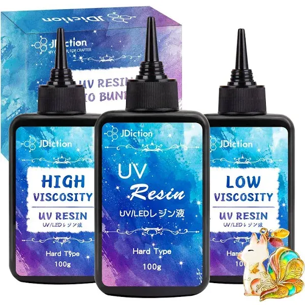 JDiction UV Resin Trio Bundle - 300g