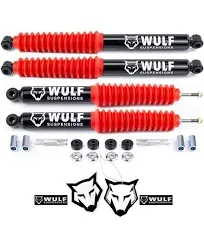 WULF Extended Length Shocks for 3" Lift Kits compatible with 1998-2011 Ford Ranger 2WD 4X4 with torsion bar models