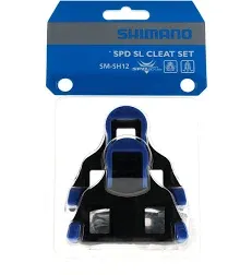 1 Pair Shimano SM-SH12 Cleat Blue 2 Degree Float SPD-SL Road Bike Pedal Cleats