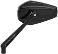 Arlen Ness Black Powdercoated Mini Stocker Left Mirror - 13-156