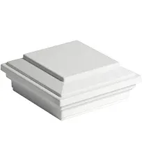 TREX Decking 4 x 4 Post Sleeve Cap PC White PRWSQCAP4X4