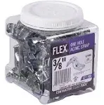 Halex – 3/8 Inch Flexible Metal Conduit (FMC) – 1 Hole Straps  Assorted Styles 