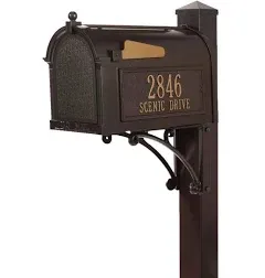 Whitehall Extra Large Mailbox with Post