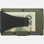 The Ridge Aluminum Money Clip Wallet - Matte Olive