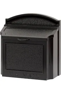 Whitehall Products Wall-Mount Mailbox 8&#034;x14.5&#034;x15&#034; C2 Aluminum Locking Bronze