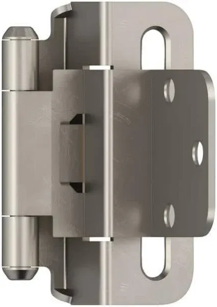 Amerock Inset Partial Wrap Self Closing Hinge BPR7565