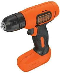 BLACK+DECKER 8V MAX* Cordless Lithium Drill - BDCD8C No Charger 