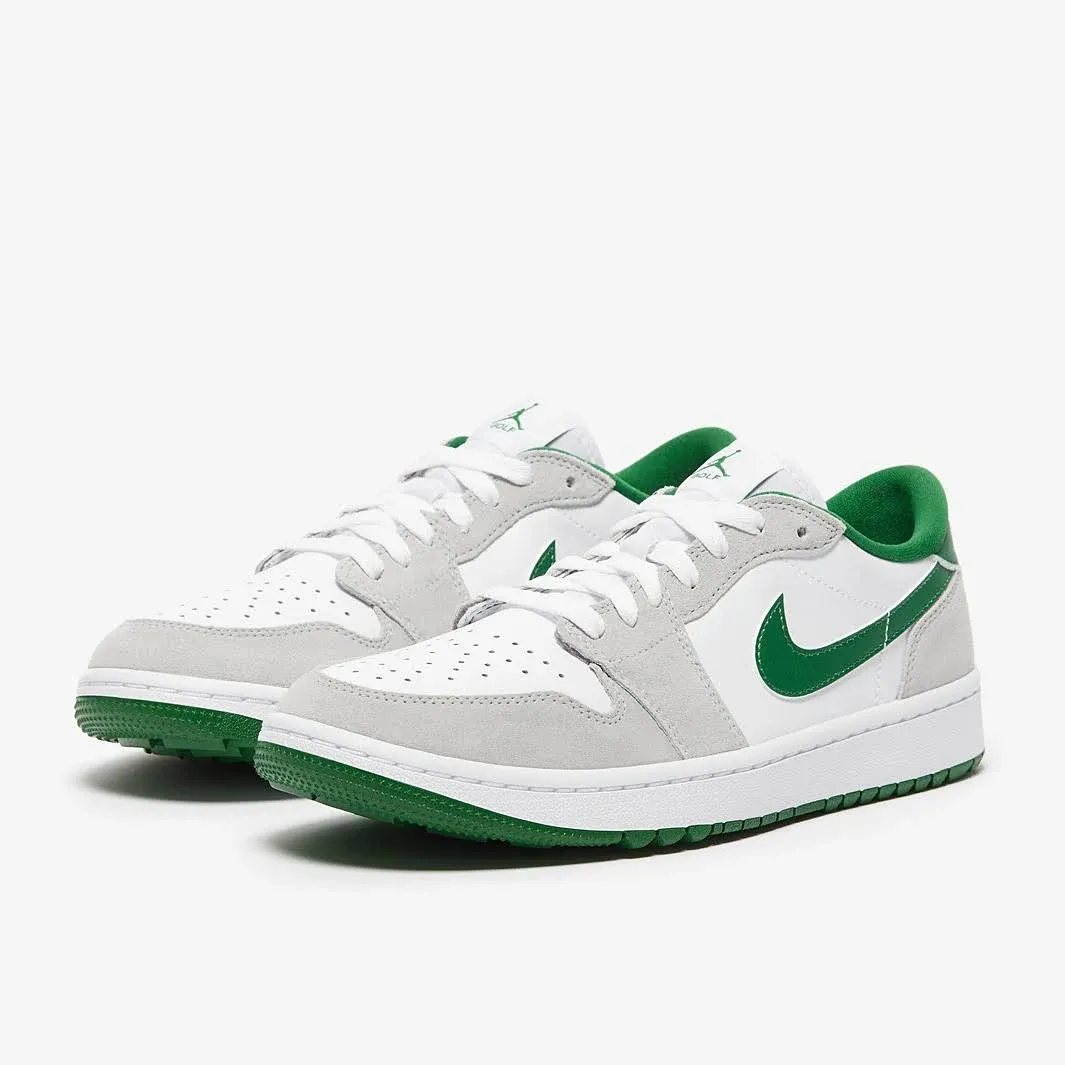 Nike Golf Shoes - Air Jordan 1 Low G - White - Pine Green 2024