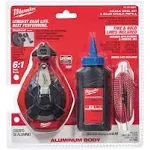 Milwaukee 48-22-3993 100 ft Aluminum Chalk Reel Kit with Blue Chalk and Bonus Line