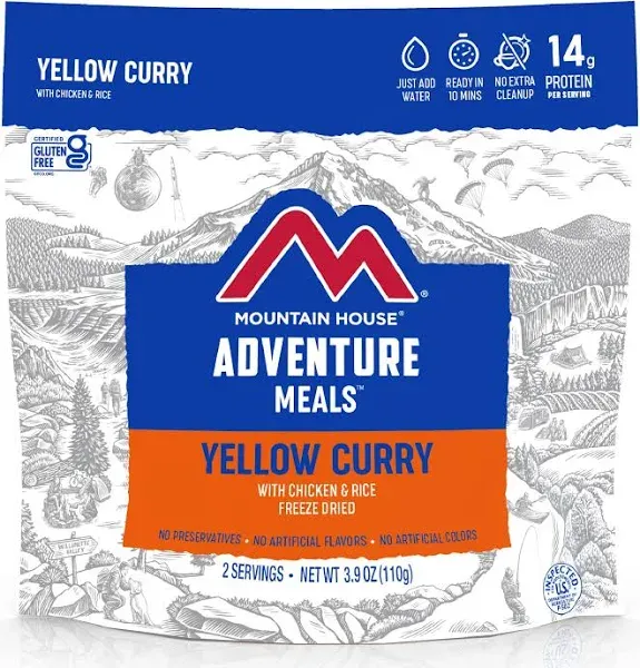 Mountain House Yellow Curry with Chicken and Rice