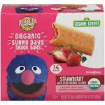 Earth's Best Snack Bars, Organic, Sunny Days, Strawberry, Sesame Street - 16 pack, 0.67 oz bars