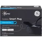 GE Cync Outdoor Smart Plug - 2 Outlets, 120V - Works With Alexa And Google Home