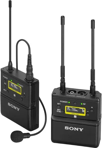 Sony UWP-D21 Camera-Mount Wireless Omni Lavalier Microphone System (UC14: 470 to 542 MHz)