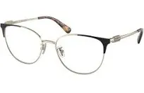 COACH HC5148 9396 Shiny Light Gold Black Demo Lens 52 mm Women&#039;s Eyeglasses