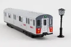 6&#034; New York City MTA Subway Car Die-Cast Daron Toys 2011 Metro Transportation 