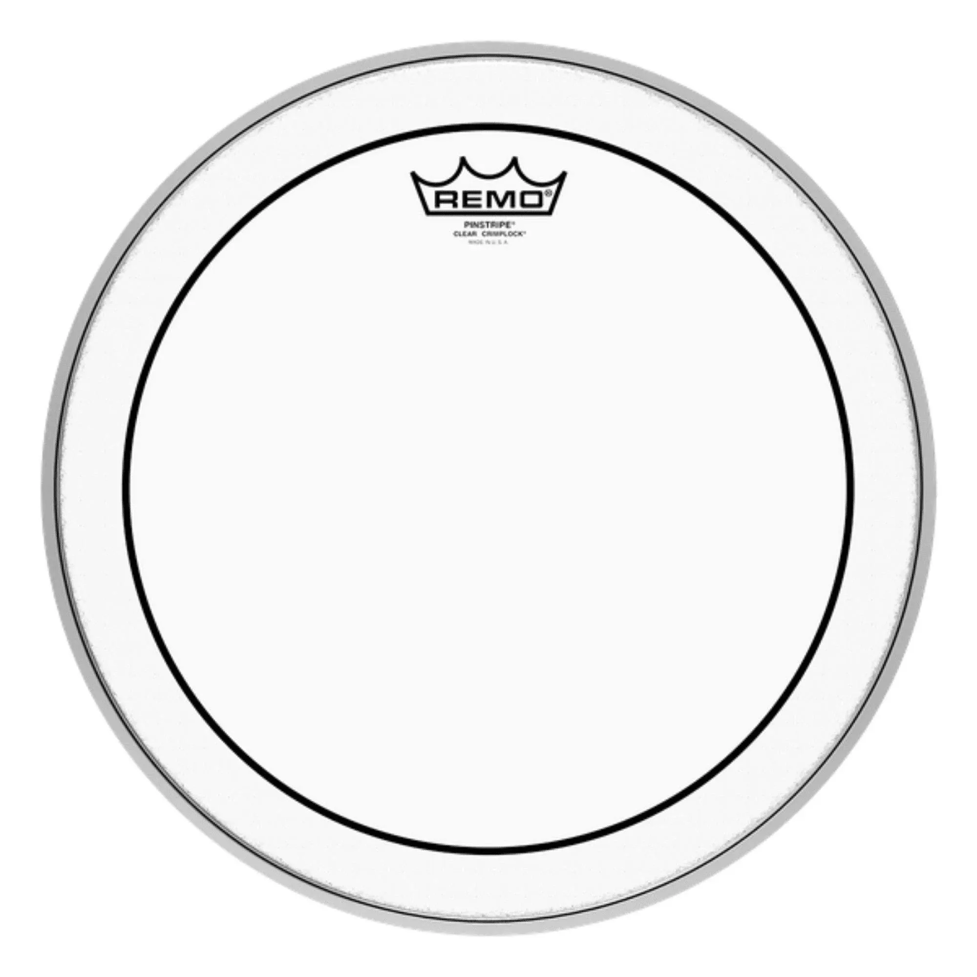 Remo Pinstripe Clear Crimplock Marching Tenor Drumhead - 6"